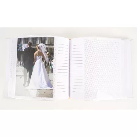 Svatební fotoalbum, 10x15, zasunovací B-4650SW Double 1 stříbrné