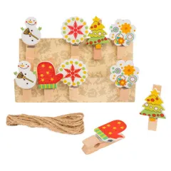 Dekorační kolíčky Winter 13 Vánoce