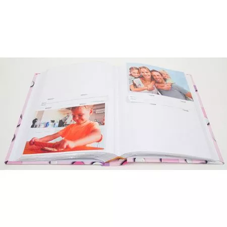Dětské fotoalbum, 10x15, zasunovací B-46200SB Baby dots 2 růžové PL