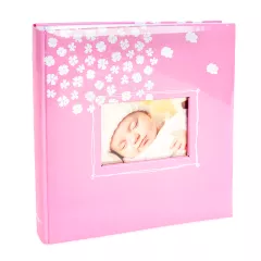 Dětské fotoalbum, 10x15, zasunovací B-46500SB Fuzz 2 růžové
