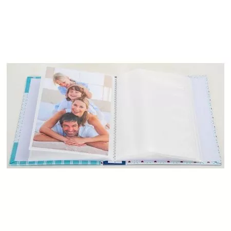 Dětské fotoalbum, 10x15, zasunovací DPH-4636B Flying 1 modré