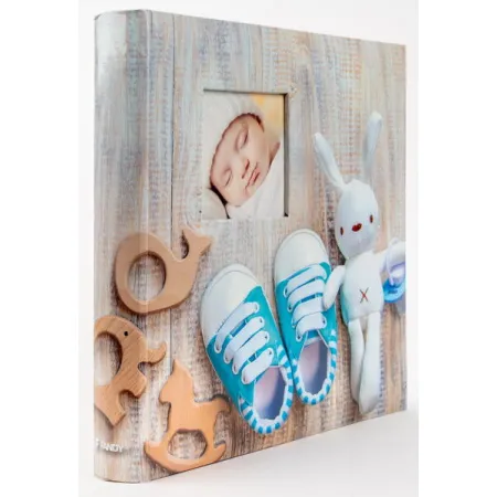 Dětské fotoalbum na 500 foto, 10x15, zasunovací B-46500SB Bunny modré