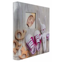 Dětské fotoalbum na 500 foto, 10x15, zasunovací B-46500SB Bunny růžové