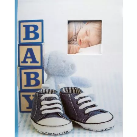 Dětské fotoalbum,10x15, zasunovací DPH-46304/2B Glow blue 1 PL