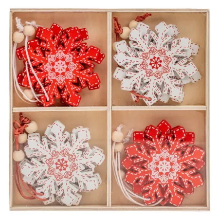 Dřevěná ozdoba 12 ks Craft 01