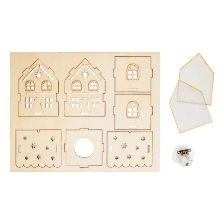 Dřevěná ozdoba Natural Christmas 02