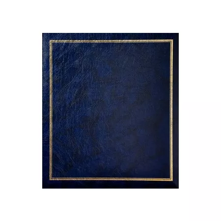 Jednobarevné fotoalbum, 10x15, zasunovací B-46500S Vinyl 3 modré PL
