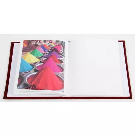 Jednobarevné fotoalbum, 10x15, zasunovací, DPH-4636 Vinyl 2 hnědé