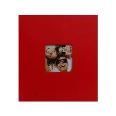 Jednobarevné fotoalbum, 10x15, zasunovací EA-110-R Fun červené