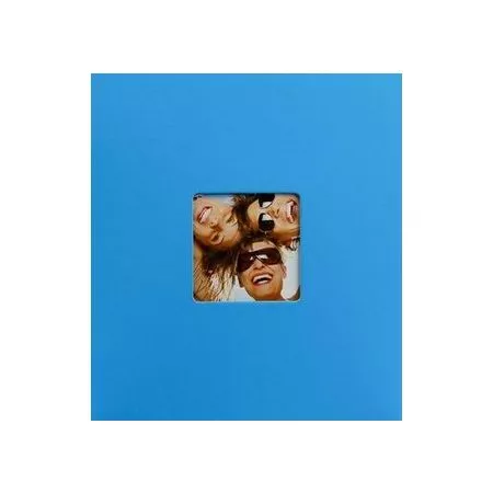 Jednobarevné fotoalbum, 10x15, zasunovací  EA-110-U Fan světle modré