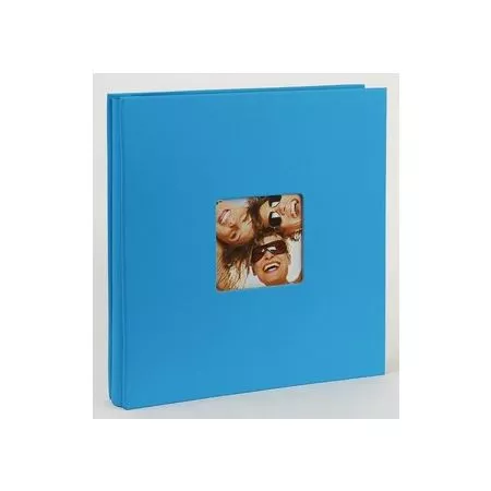 Jednobarevné fotoalbum, 10x15, zasunovací  EA-110-U Fan světle modré