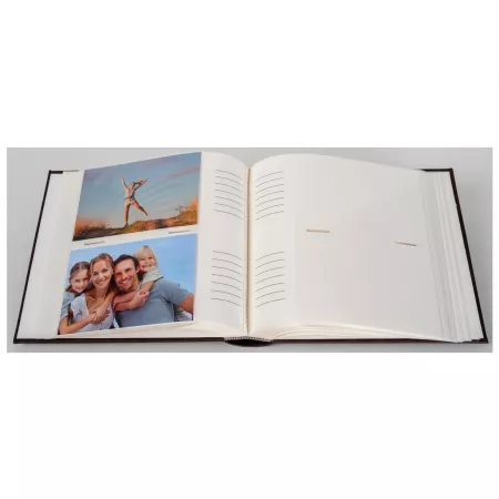 Jednobarevné fotoalbum, 10x15, zasunovací KD-46200 Decor-191 4 tm. hnědé PL