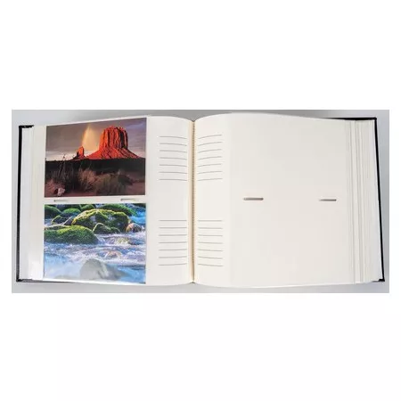 Jednobarevné fotoalbum, 10x15, zasunovací, KD-46200 Decor-209 2 tmavě hnědé PL