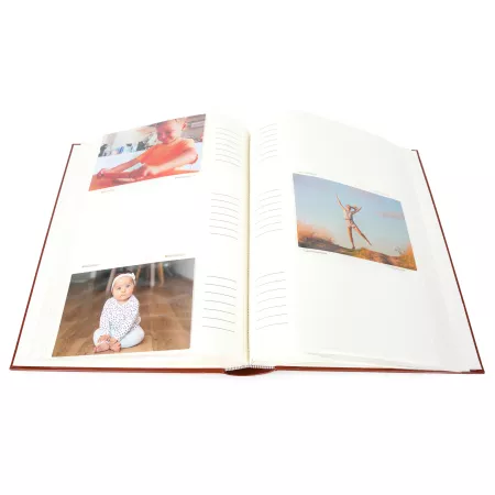 Jednobarevné fotoalbum, 10x15, zasunovací KD-46300 Decor 208 1 hnědé PL