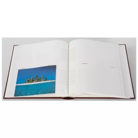 Jednobarevné fotoalbum, 13x18 , zasunovací KD-57200 Decor-15N 2 středně hnědé PL