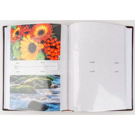 Jednobarevné fotoalbum na 100 foto, 10x15, zasunovací B-46100/2S Brownie