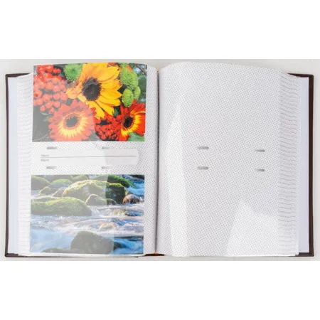 Jednobarevné fotoalbum na 300 foto, 10x15, zasunovací B-46300/2S Brownie