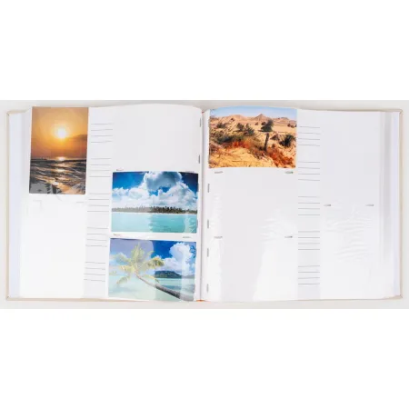 Jednobarevné fotoalbum na 500 foto, 10x15, zasunovací KD-46500 Linen sand 
