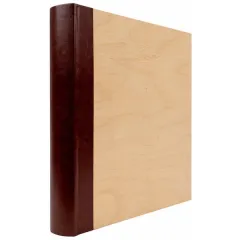 Jednobarevné fotoalbum na 500 foto, 10x15, zasunovací KD-46500 Wood brown