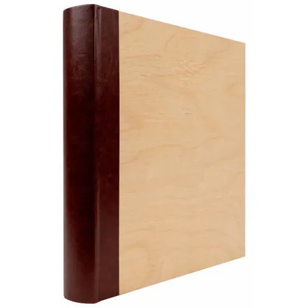 Jednobarevné fotoalbum na 500 foto, 10x15, zasunovací KD-46500 Wood brown