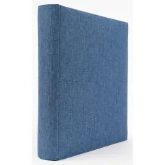 Jednobarevné fotoalbum na fotorůžky DBCL-50(B) Linen blue PL