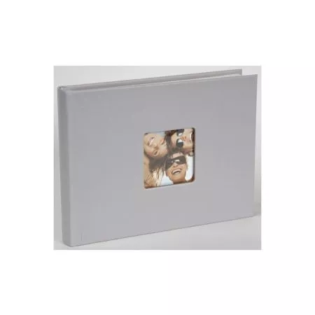 Jednobarevné fotoalbum, na fotorůžky FA-207-D Fun světle šedé