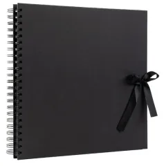 Jednobarevné fotoalbum na fotorůžky SPL-20 Black PL