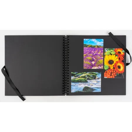 Jednobarevné fotoalbum na fotorůžky SPL-20 Black PL