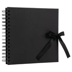 Jednobarevné fotoalbum na fotorůžky SPL-20 Black S PL
