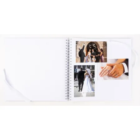 Jednobarevné fotoalbum na fotorůžky SPL-20 White PL