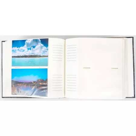 Jednobarevné fotoalbum, zasunovací, 10x15 KD-46200 Decor-191 2 šedé PL