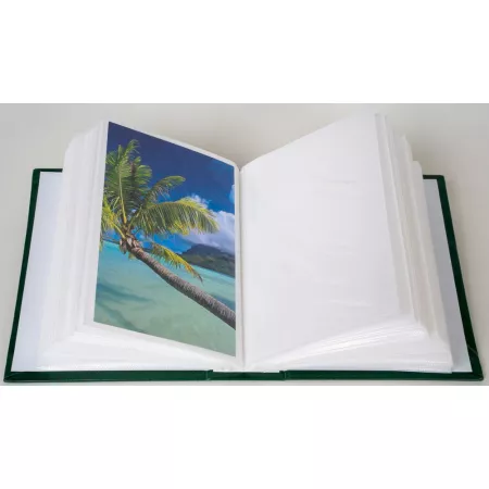 Jednobarevné fotoalbum,10x15, zasunovací, MM-46100 Vinyl 3 zelené