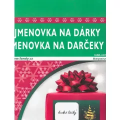 Jmenovky na dárky XMAJ-001