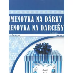 Jmenovky na dárky XMAJ-013