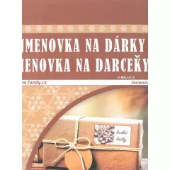 Jmenovky na dárky XMAJ-015