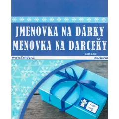 Jmenovky na dárky XMAJ-018