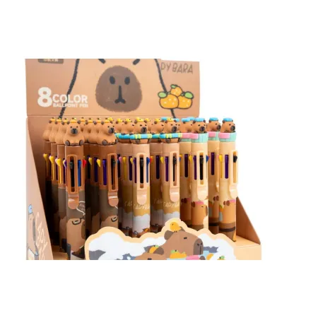 Kuličkové pero osmibarevné Capybara