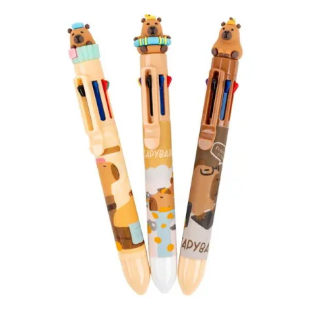 Kuličkové pero osmibarevné Capybara