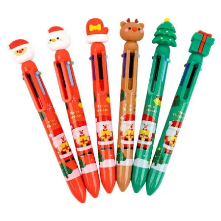 Kuličkové pero šestibarevné Merry Christmas