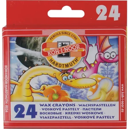 Pastelky voskové 24 barev KOH-I-NOOR