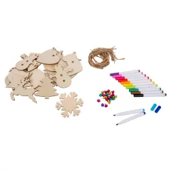 Sada dřevěných ozdoz DPDN-230