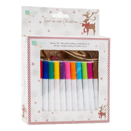 Sada dřevěných ozdoz DPDN-230