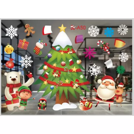 Samolepka na okna 35x50 cm 2 ks 03