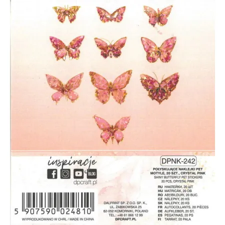 Samolepky foliové DPNK-242 Crystal pink DP