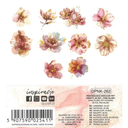 Samolepky foliové DPNK-262 Pink blush DP