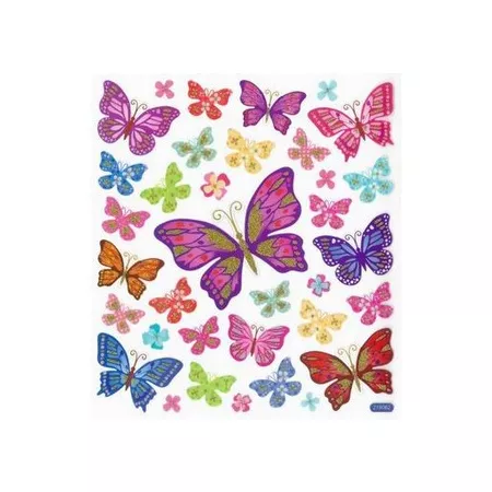 Samolepky papírové DPNK-013 Jarní motýli DP