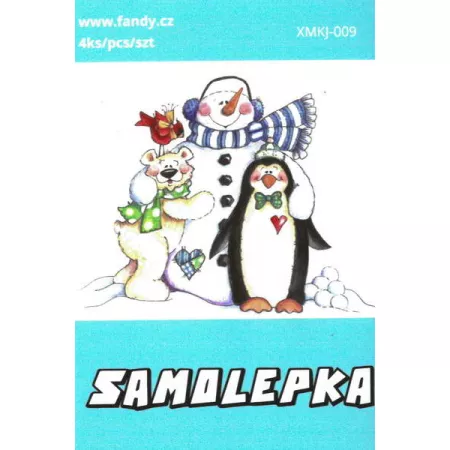 Samolepky papírové Mini XMKJ-009