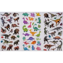 Samolepky plastické Adore 6 ks - dinosauři