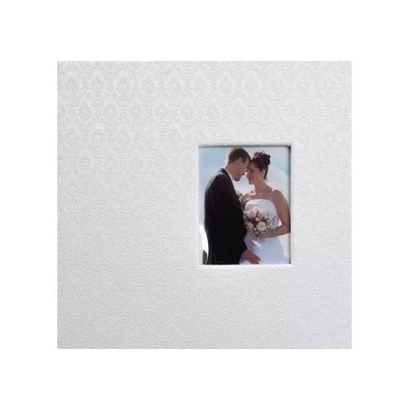 Svatební fotoalbum,10x15, zasunovací, KD-46200W Wedd-47 1 bílé PL
