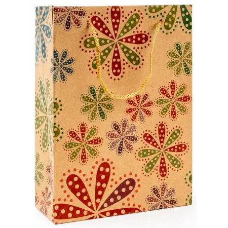 Taška papírová Craft malá 5 Ornament mix